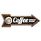 Signmission Coffee Arrow Decal Funny Home Decor 18in Wide D-A-999908 - alternate 1